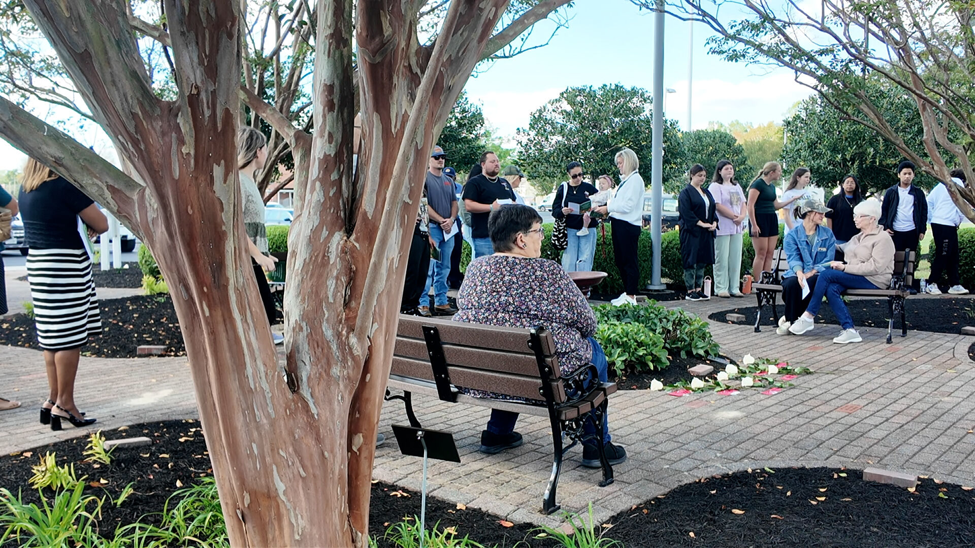 Memorial garden rededication remembers students lost 25 years ago